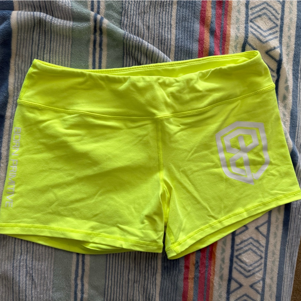 Born Primitive Neon Yellow Shorts